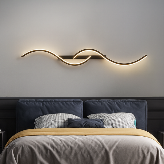 Curved Wall Lamp LED: Set of 2